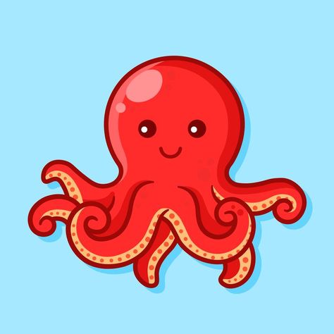 Octopus vector image #octopus Octopus Vector, Origami Flowers, School Activities, Octopus, Adobe Stock, Adobe Illustrator, Transparent Background, Origami, Vector Images