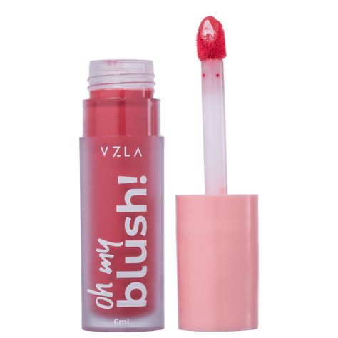 Vizzela Cosméticos Oh My Blush! Cor 04 Plum Red - Blush L... | Beleza Na Web (BR) Makeup List, Red Blush, Glow Up?, Oh My, Natural Beauty, Plum, Essence, Blush, Makeup