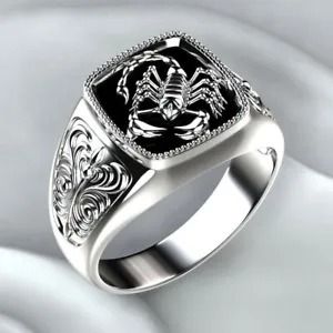 | eBay Scorpion Jewelry, Wolf Ring, Mens Rings, Retro Ring, Pattern Ring, Rings Fashion, Stinger, Viking Jewelry, Men's Jewelry Rings