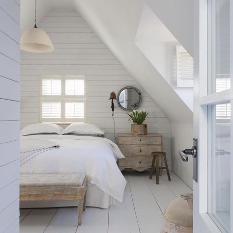 Cotswold Cottage Interior, Emma Lewis, White Floorboards, Cotswold Cottage, Attic Loft, Attic Bedrooms, Attic Renovation, Attic Remodel, Upstairs Bedroom