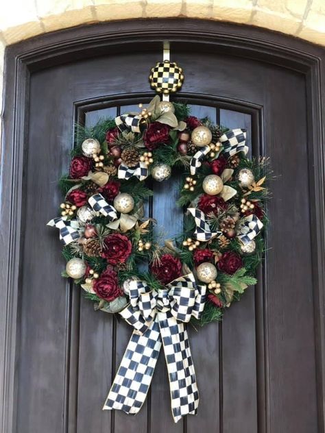 Mackenzie Childs Wreath, Mackenzie Childs Christmas, 2024 Christmas, Mackenzie Childs, Christmas 2024, Holiday Ideas, Hanukkah Wreath, Christmas Wreaths, Wreath