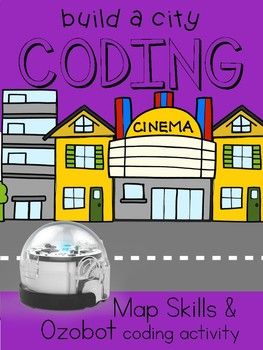 This activity is a fun and engaging way to learn map skills and practice coding! Students will create a map of their city and use an Ozobot to code through their city. This download includes: - code your city practice cards - Ozobot practice coding cards - blue prints to plan your city - map key a... Ozobot Activities, Practice Coding, Stem Classroom Decor, Makerspace Elementary, Map Key, Coding Websites, Coding Lessons, Steam Ideas, Computer Lessons