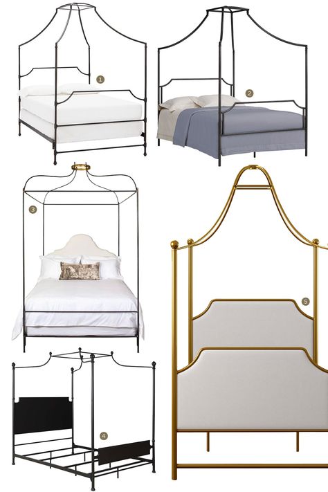 French Canopy Bed, Black Canopy Beds, Wooden Canopy Bed, Grown Up Bedroom, Metal Canopy Bed, Canopy Bed Frame, Wooden Canopy, Canopy Beds, Metal Canopy