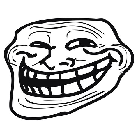 Troll Face, White