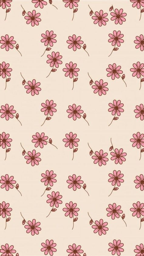 Phone Wallpaper Patterns Pink, Trendy Phone Wallpaper Patterns, Trendy Phone Wallpaper, Daisy Wallpaper, Floral Wallpaper Iphone, Simple Phone Wallpapers, Iphone Wallpaper Pattern, Spring Wallpaper, Wallpaper Patterns