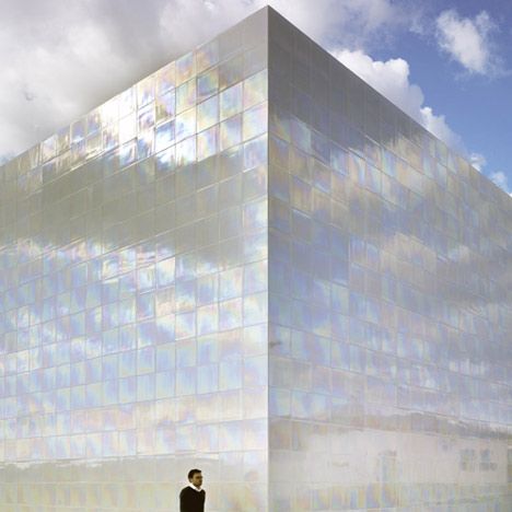 MUCA Auditorium and Music House by COR & Asociado – Architecture prize, Tile of Spain Awards 2013. Image by David Frutos Fasad Design, Architecture Cool, Spanish Architecture, Cultural Architecture, Music Centers, Music Hall, Facade Architecture, Facade Design, Murcia