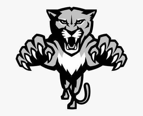 Florida Panthers Logo, White Panther, Black And White Png, Florida Panther, Panthers Logo, Logo Black And White, Three Logo, Panther Logo, Jersey Collection