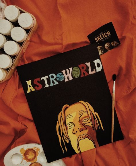 Beer Pong Table Diy, Comic Portrait, Comic Aesthetic, Bedroom Art Painting, Travis Scott Astroworld, Clay Inspo, Beer Pong Tables, Cute Canvas Paintings, Pong Table