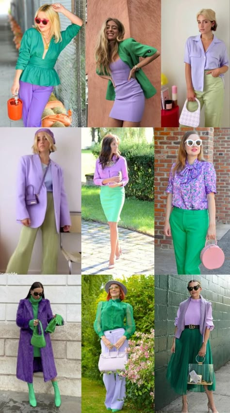 13 Colors That Go Well With Lavender Clothes Colours That Compliment Each Other, Lilac And Purple Outfit, Colors That Go With Lilac, Lilac Pants Outfit Color Combos, Lilac And Green Outfit, Light Purple Pants Outfit, Lilac Outfit Ideas Color Combos, Lilac And Black Outfit, Lilac Tops Outfit