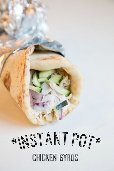 Instant Pot Chicken Gyros – Recipes, Printable Coupons | $5 Dinners™ Chicken Gyros Recipe, Gyros Recipe, Chicken Gyro Recipe, Gyro Recipe, Dinners Recipes, Chicken Gyros, Best Instant Pot Recipe, Instant Pot Dinner Recipes, Instapot Recipes