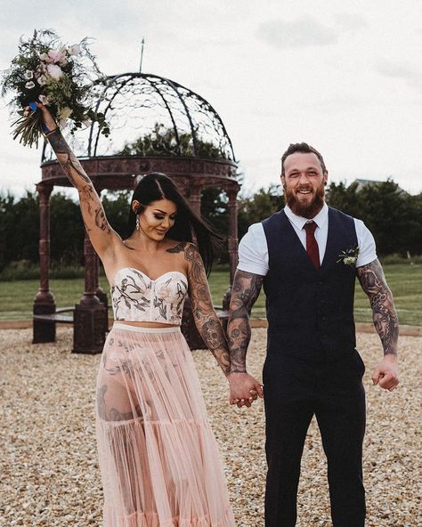 All Posts • Instagram Rock N Roll Bride Magazine, Edgy Wedding, Good Day To You, Brides With Tattoos, Bridal Theme, Day Club, Amazing Wedding Photography, Alternative Bride, Rock N Roll Bride