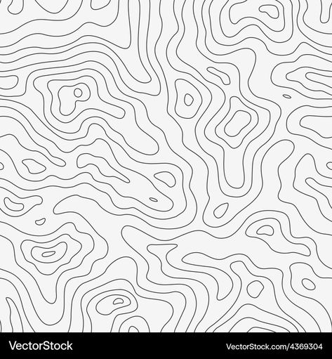 Map Contour Lines, Topographic Lines Design, Topographic Map Wallpaper Black, Wave Texture Pattern, Waves Seamless Pattern, Map Pattern, Seamless Pattern Vector, Topographic Map, Seamless Background