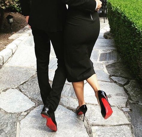 His and hers Louboutins Minimal Sneakers, Louboutin Online, Trending Womens Shoes, Shoes Puma, Couple Shoes, Shoes Teen, Latest Shoe Trends, Classic Women, Red Bottoms