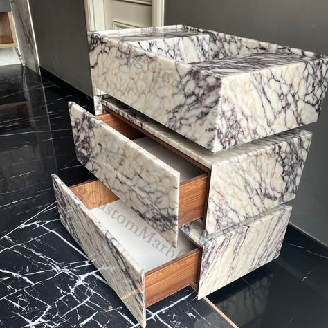 Marble Sink Vanity, Carved Sink, Marble Bathroom Sink, Calacatta Viola Marble, Bathroom Marble, Viola Marble, Powder Room Sink, Powder Room Vanity, Bathroom Ambiance