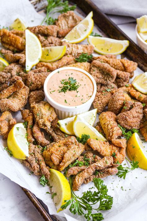 Cajun Remoulade Sauce, Catfish Nuggets Recipes, Fish Fry Party, Fried Catfish Nuggets, Catfish Nuggets, Cajun Remoulade, Southern Fried Catfish, Catfish Recipes, Remoulade Sauce