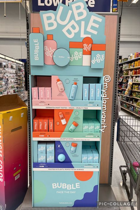 Bubble Skincare At Walmart, Things To Get From Walmart, Things To Get At Walmart, Bubble Skincare Aesthetic, Bubbles Skincare, Skincare At Target, Walmart Skincare, Walmart Aesthetic, Colorful Skincare