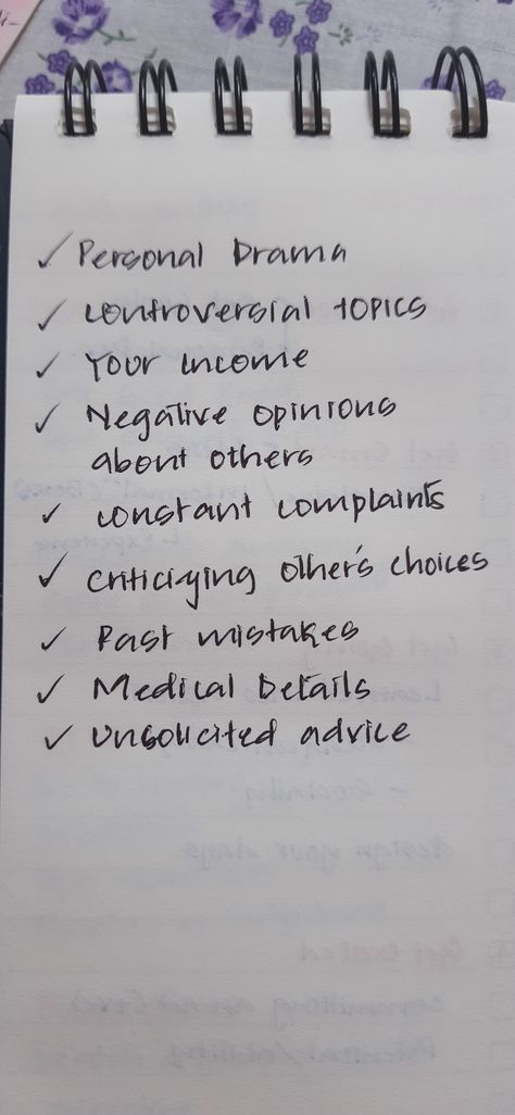 If you want to avoid unnecessary disliking or attentions from people. You need to first avoid all the things mentioned in this list. Things I Dislike List, Controversial Topics, The Things, Medical