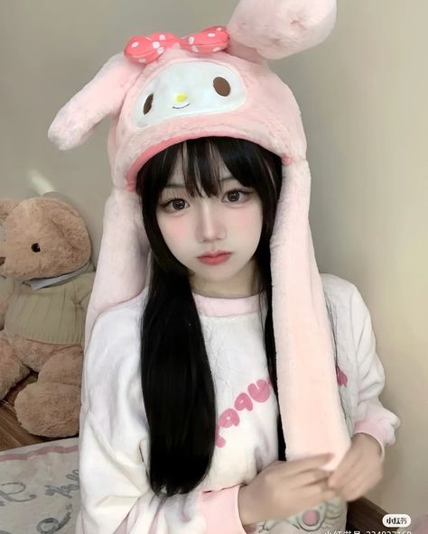 ⭐ Sanrio moving ears plush hats ⭐ LlNK lN BlO #mymelody #cinnamoroll #sanrio #sanriocore My Melody Hat, Sanrio Hat, Kawaii Aesthetic, Ear Hats, Baddie Makeup, Kawaii Girl, Cute Hats, Cute Art Styles, Kawaii Fashion