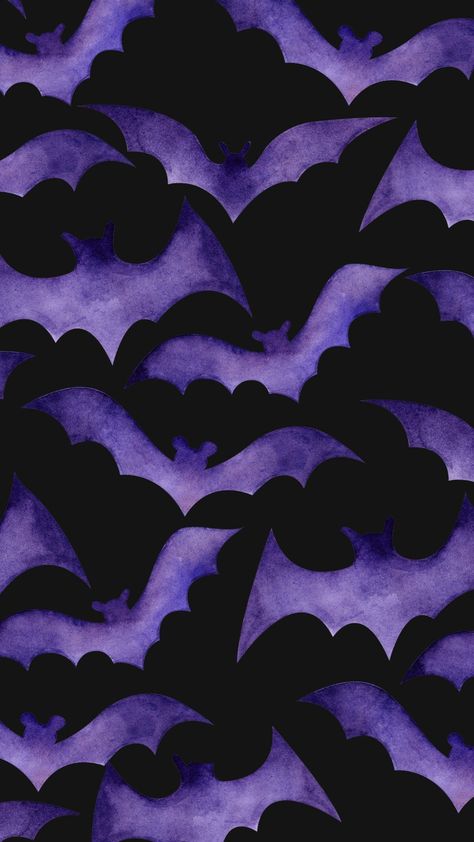 Halloween Wallpaper Purple, Bat Wallpaper, Halloween Template, Witch Wallpaper, Halloween Wallpaper Cute, Space Phone Wallpaper, Halloween Templates, Wallpaper Purple, Goth Wallpaper