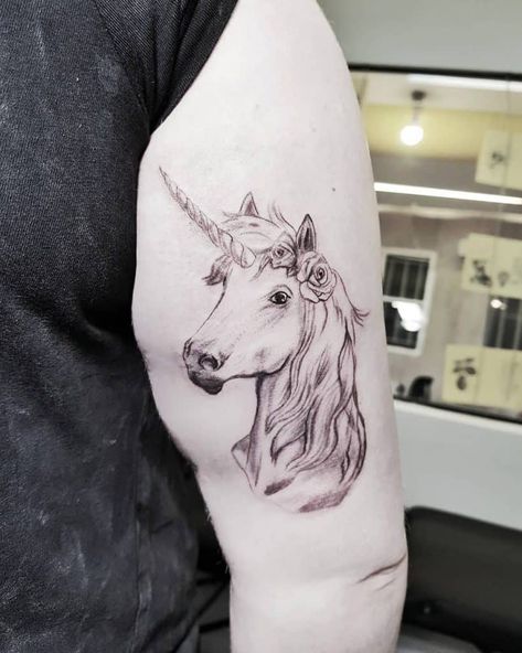 Dainty Unicorn Tattoo, The Last Unicorn Tattoo Ideas, Alicorn Tattoo, Mlp Tattoo Ideas, The Last Unicorn Tattoo, Last Unicorn Tattoo, Mlp Tattoo, Unicorn Tattoo Ideas, Tattoo Unicorn