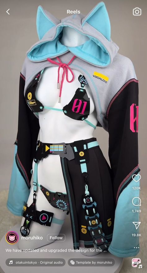 Cyberpunk Accessories, Punk Style Outfits, Cyberpunk Clothes, Clothing Design Sketches, Concept Clothing, Cyberpunk Fashion, Kawaii Fashion Outfits, Futuristic Fashion, Causual Outfits