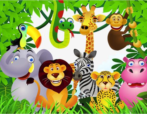 Jungle Cartoon, Jungle Thema, Safari Kids, Jungle Mural, Light Switch Sticker, Rainforest Animals, Nursery Wall Murals, Nursery Mural, Jungle Nursery