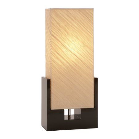 Decmode Modern 24 Inch Rectangular Wooden Table Lamp, Beige Modern Living Room Table, Table Lantern, Living Room Cleaning, Table Lanterns, Wood Table Lamp, Bedroom Nightstand, Table Top Lamps, Table Lamps Living Room, Wooden Table Lamps