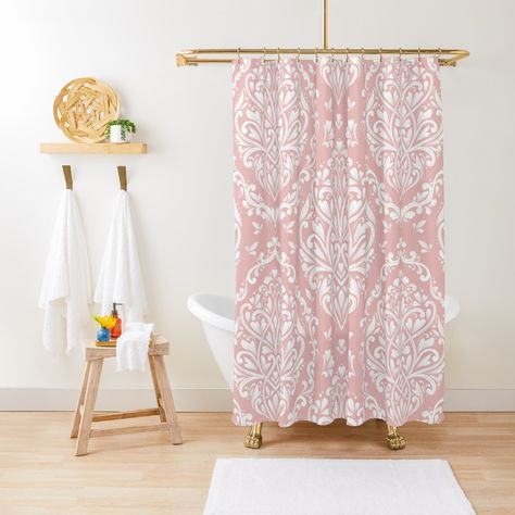 Shabby Chic Shower Curtain, Lilly Pulitzer Patterns, Modern Shabby Chic, Pink Shower Curtains, Felt Tip Markers, Pink Showers, Flower Shower Curtain, Shabby Chic Living, Shabby Chic Living Room