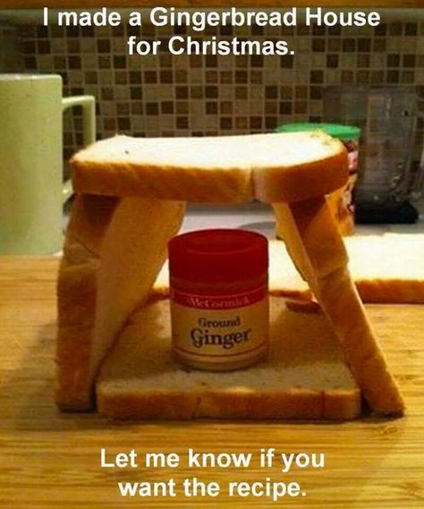 Easy Gingerbread House, Make A Gingerbread House, Christmas Memes, Soup Crocks, Ground Turkey Recipes, Decorating With Christmas Lights, Food Humor, Perfect Food, All Things Christmas