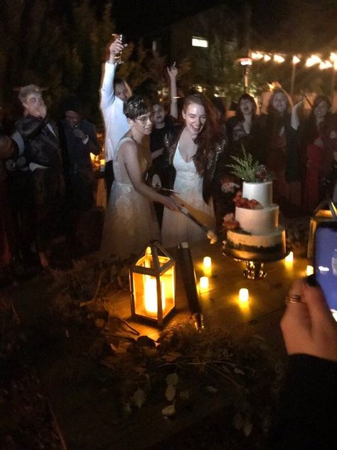 Matt Mercer And Marisha Ray Wedding, Marisha Ray Wedding, Marisha Ray, Matt Mercer, Noelle Stevenson, Witch Boy, She Ra Princess Of Power, Gay Wedding, The Owl House