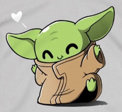 Grogu Drawing Easy, Baby Yoda Drawing, Kids Christmas Crafts Ornaments, Yoda Drawing, Yoda Sticker, Yoda Images, Planner Doodles, Dance Gif, Yoda Wallpaper