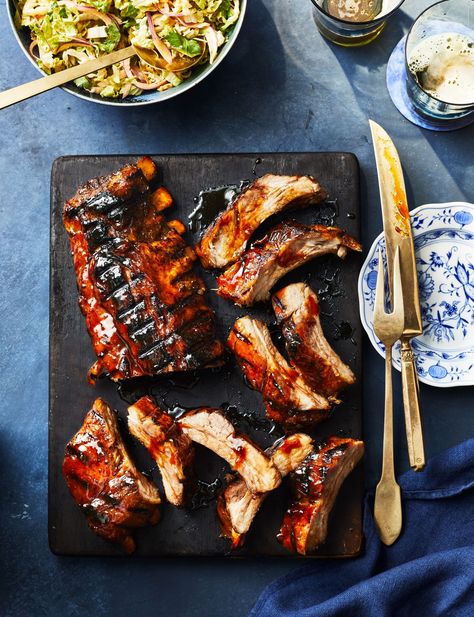 Ann Pittman Makes Barbecue Magic By Blending Her Korean and Southern Background Korean Bbq Ribs Recipe, Korean Bbq Pork Ribs, Korean Barbecue Ribs Recipe, Korean Bbq Burnt Ends, Korean Bbq Ribs, Grilled Spare Ribs, Honey Butter Chicken, Spicy Grilled Chicken, Korean Barbecue