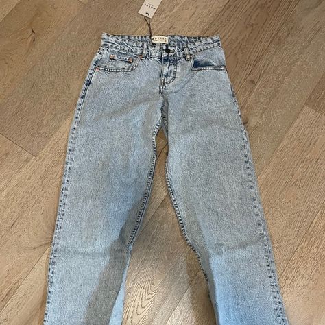 Motel Rocks Low Rise Parallel Jeans in 80s Light Blue Wash Rocks Jeans, Parallel Jeans, Rock Jeans, Motel Rocks, Low Rise Jeans, Low Rise, Light Blue, Birthday, Christmas