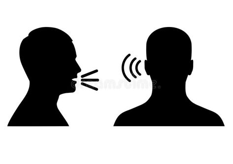 Listen and speak icon, voice or sound symbol. Vector illustration of a listen an #Sponsored , #ADVERTISEMENT, #Sponsored, #icon, #Listen, #illustration, #voice Sound Symbol, Communication Pictures, Head Profile, Communication Illustration, Listen And Speak, Surealism Art, Communication Icon, Instagram Questions, Think Before You Speak