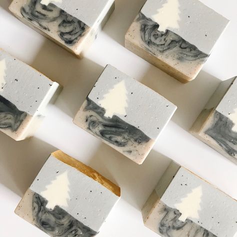 Handmade cold processed soap for Christmas Soap Photography, Dessert Soap, Christmas Soap, Oil Plant, Cold Process, Cute Diys, Cold Process Soap, Handmade Soap, Soap Making