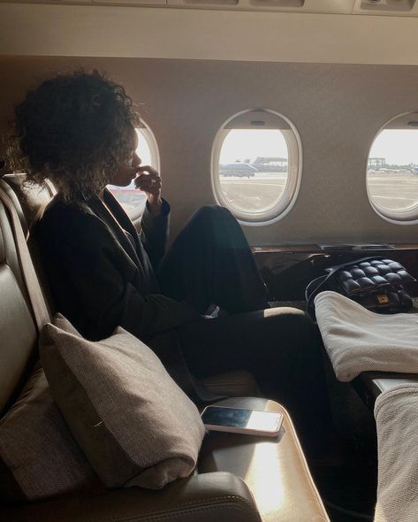 Black Femininity Aesthetic, Private Jet Plane, Femininity Aesthetic, Life Goals Future, Career Vision Board, Super Rich Kids, Rich Girl Lifestyle, Black Femininity, Dream Trip