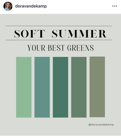 Color Analysis Summer, Summer Skin Tone, Soft Summer Palette, Soft Summer Color Palette, Style Analysis, Soft Summer Colors, Summer Color Palette, Colors For Skin Tone, Color Me Beautiful