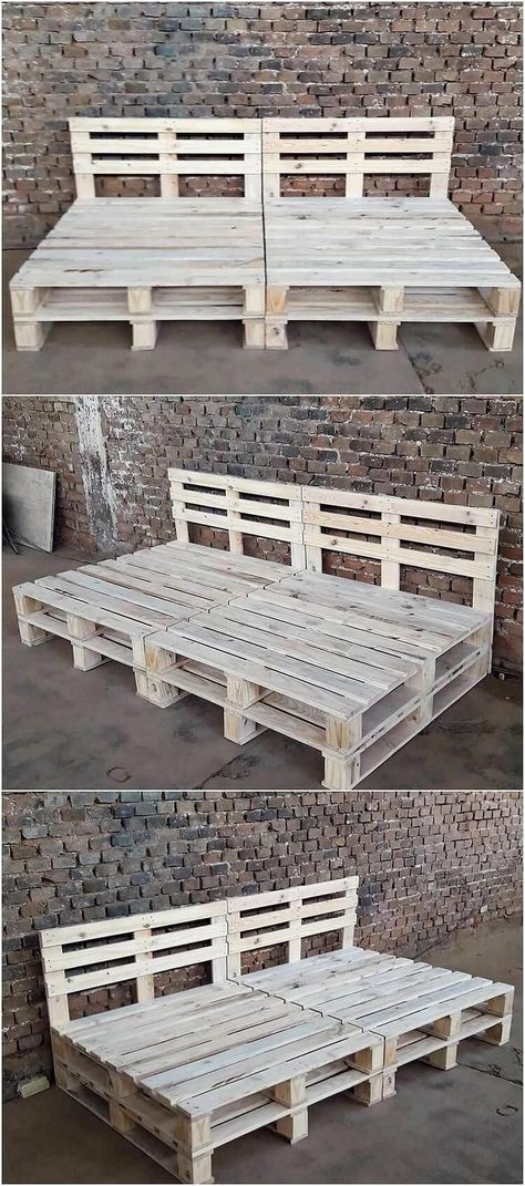 Pallet Daybed, Rustic Outdoor Furniture, Diy Muebles Ideas, Pallet Garden Furniture, Pallet Projects Furniture, Pallet Couch, Wooden Pallet Furniture, Outdoor Furniture Plans, Wooden Pallet Projects