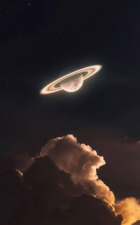 Space Sky Aesthetic, Saturn Aesthetic Vintage, Saturnus Aesthetic Wallpaper, Saturnus Aesthetic, Saturn Wallpaper Aesthetic, Univers Aesthetic, Saturno Aesthetic, Planet Saturnus, Saturn Aesthetic