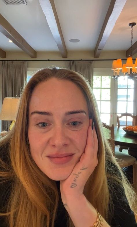 ADELE gave fans a rare treat tonight as she appeared live on Instagram and played a snippet of her new album ’30’. The superstar singer, 33, went makeup-free as she candidly chatted to over 100,000 fans on a livestream from her home in LA. “I’m very excited for my new era it’s been a long time […] My New Era, Adele Pictures, Adele Photos, Adele Adkins, Makeup Free, Sports Celebrities, Top Celebrities, Country Artists, Hottest Pic