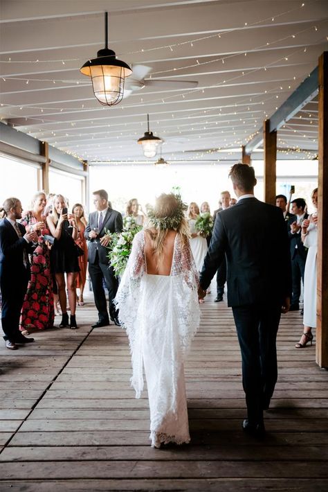 Katie in our VERDELLE gown | Grace Loves Lace Beachside Wedding, Free Spirited Woman, Lace Bride, Unique Bride, Grace Love, Grace Loves Lace, Sophisticated Wedding, The Perfect Day, October Wedding