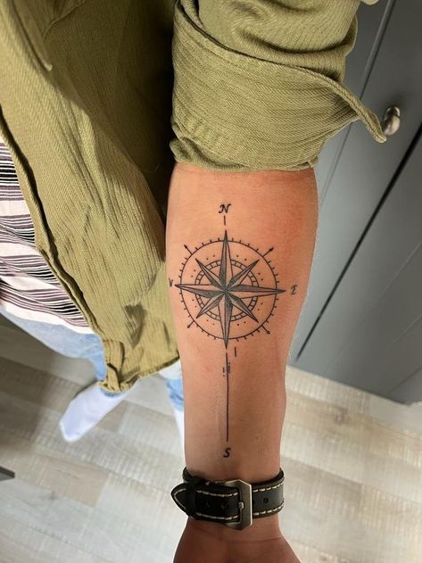 Unique & Cute Travel Tattoo Ideas For Women Compass Tattoo, Compass, Tattoo Ideas, I Hope, Tattoos