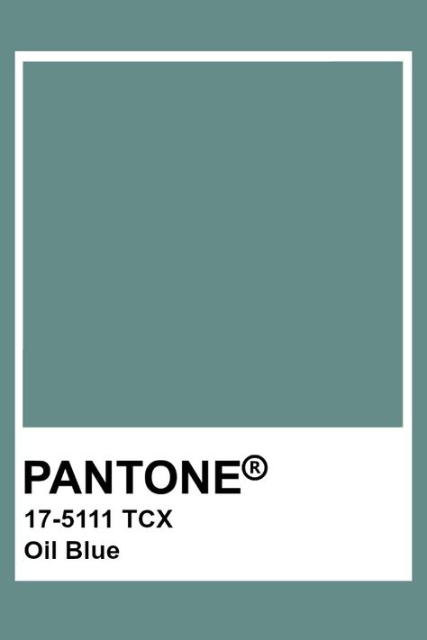 Pantone Oil Blue Pantone Blue Green Shades, Blue Pantone Colour Palettes, Pantone Blue Green, Pantone Blue Turquoise, Pantone Bleu, Vert Pantone, Tcx Pantone, Bleu Pantone, Pantone Verde