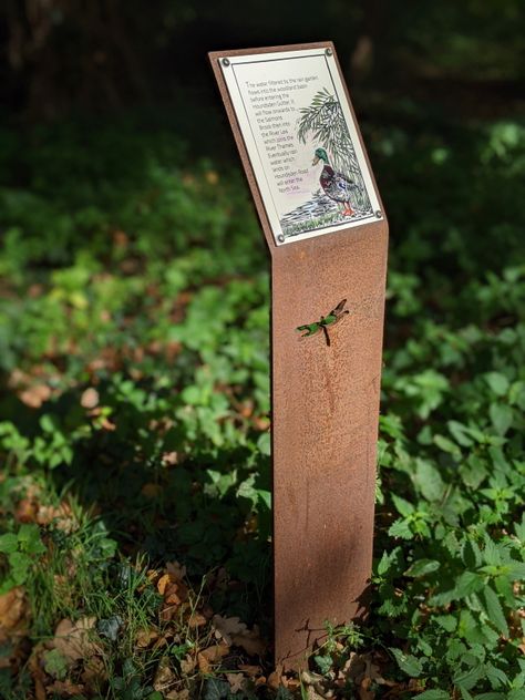 Outdoor Interpretation Boards, Corten Steel Signage, Interpretive Signage, Park Signage, Wayfinding Signage Design, Graphic Panels, Wayfinding Signs, Plaque Design, Wayfinding Design