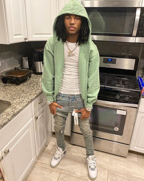 Hood Outfits Men, Men Graduation Outfit, Drip Fits, Black Men Fashion Urban, Thug Style, Drippy Outfit, Streetwear For Men, Drip Outfit Men, Trendy Boy Outfits