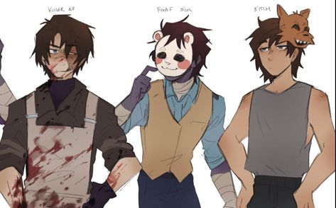 Bad Family, Afton Fanart, Micheal Afton, Fnaf Fanart, Paul Dano, Fnaf Sb, Michael Afton, Afton Family, Random Picture