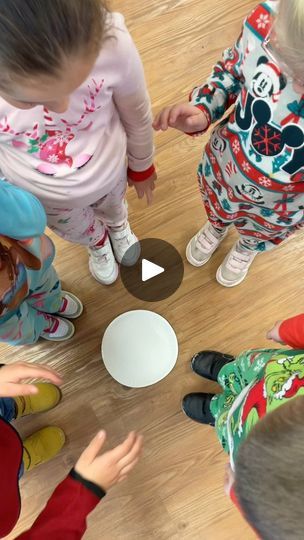 25K views · 830 reactions | Do you still need a NO PREP holiday party game or activity? Try Boom.Clap.Snatch with a paper plate! Great for partners or a small group. 

Once you have a partner (or split the class into small groups) place a paper plate in the middle of your circle or partner pair. Teacher calls out “Boom,” (Sts hit thighs with hands). Teacher calls out “Clap,” ( Sts clap). Teacher picks a focus word or sound …(Ours was SNOWMAN). When focus sound or word is said Sts try to snatch the paper plate with their foot. #snow much fun! 

#kindergarten #kinder #kindergartenactivities #winter #holiday #party #partyideas #firstgrade #secondgrade #elementaryteacher #primaryteacher #homeschoollife #fun #games #game #explorepage #explore #balance #coordination #grossmotorskills | Sharyn Ki Ornament Flip Cup Game, Knock Down Cups Game, Pull String Cup Game, Cup Clapping Game, Hand Clapping Games, Focus Word, Clapping Games, Holiday Party Game, Foot Games