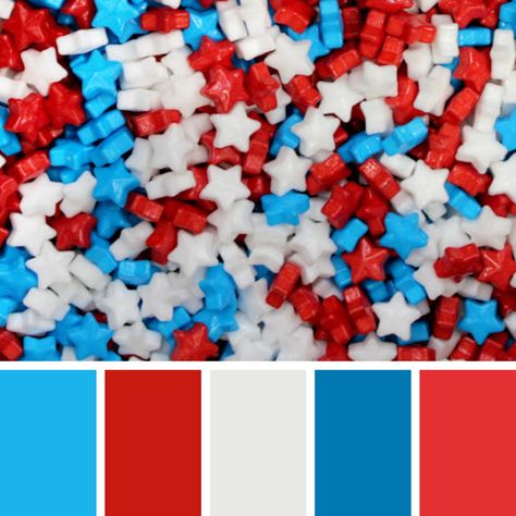 Fourth Of July Color Palette, Patriotic Color Palette, 4th Of July Color Palette, Red White And Blue Color Palette, July Color Palette, Quilt Color Ideas, Candy Stars, Etsy Pod, Window Quilt