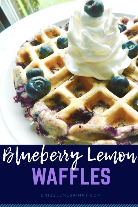 Blueberry Lemon Waffles Lemon Waffles, Blueberry Waffles Recipe, Lemon Breakfast, Blueberry Waffles, Breakfast Specials, Waffles Recipe, Blueberry Juice, Breakfast Lovers, Recipe Simple