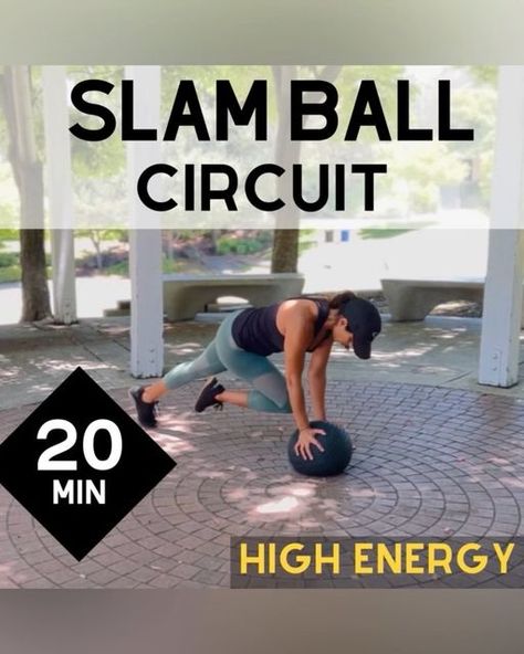 Fitness designed for Women on Instagram: "⚫️ 𝗛𝗲𝗮𝘃𝘆 𝗛𝗶𝘁𝘁𝗲𝗿 𝗦𝗹𝗮𝗺 𝗕𝗮𝗹𝗹 ⚫️

Grab a heavy med/Slam ball and give this workout a go! 💪 Med balls are great for strength and metabolic conditioning at the same time! 

𝗦𝗔𝗩𝗘 📌 𝗮𝗻𝗱 𝗴𝗲𝘁 𝗮𝗳𝘁𝗲𝗿 𝗶𝘁!  Set a timer for 10 minutes. Complete circuit 1 for as many rounds as possible 10-12 reps each movement. Then move to circuit 2 and do the same. 

Optimal for:
💪𝗣𝘂𝗺𝗽: 2nd week. Estrogen starts to peak so hit heavier weights and focus on building strength. Energy is good during this time, we feel strong and coordinated so take advantage!

Slam ball 30 lbs @yes4all from Amazon

Heavy lifting helps to release 𝙝𝙪𝙢𝙖𝙣 𝙜𝙧𝙤𝙬𝙩𝙝 𝙝𝙤𝙧𝙢𝙤𝙣𝙚 𝙖𝙣𝙙 𝙩𝙚𝙨𝙩𝙤𝙨𝙩𝙚𝙧𝙤𝙣𝙚 which women have smaller amount off. These Slam Ball, Metabolic Conditioning, Building Strength, Fitness Design, Growth Hormone, Heavy Lifting, High Energy, Heavy Weight, Circuit